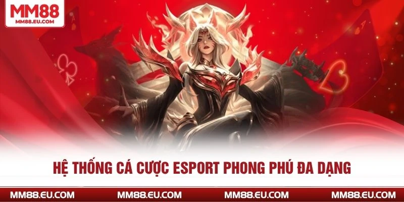 Hệ thống cá cược Esport phong phú đa dạng